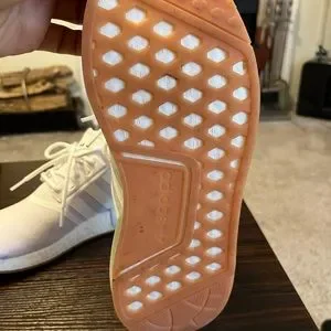 Nmd Shoes Adidas Nmd R1 Mens All White Shoes Adidas Nmd R1 White Gum Men  Poshmark